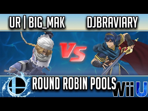 Smash'N'Splash 3 ROUND ROBIN POOLS - UR | big_mak (Sheik) vs DJBraviary (Marth, Cloud)