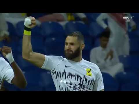 Benzema debut - Al Ittihad vs ES Tunis 2-1 Highlights Benzema first⚽️🅰️