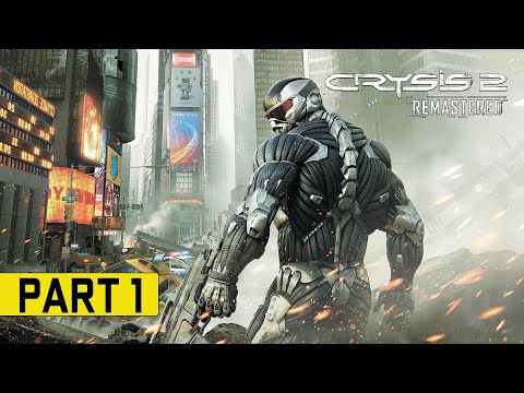 Crysis 2 Remastered Gameplay Walkthrough Part 1 4K ULTRA (No Commentary) - CRYSIS REMASTERED TRILOGY