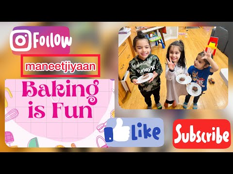 Little Chefs | Boys Baking date with friend Rysha | Baked with love 💕Love & Bake wid Maneet&Jiyaan
