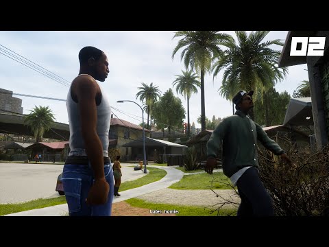 Grand Theft Auto San Andreas  Definitive Edition HD Gameplay Walkthrough Part 2 - 2021