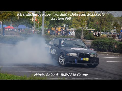 Nánási Roland - BMW E36 Coupe Kárai Exclusive Kupa 4.Forduló - Debrecen 2023.09.17. 2.futam #60