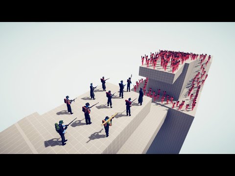 GERMAN ARMY vs 100x UNİT l TABS l Totally Accurate Battle Simulator