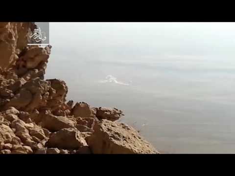 استهداف لواء الصناديد التابع لفيلق الرحمن بصاروخ تاو دبابة تي 72 لتنظيم الدولة في القلمون الشرقي في ريف دمشق