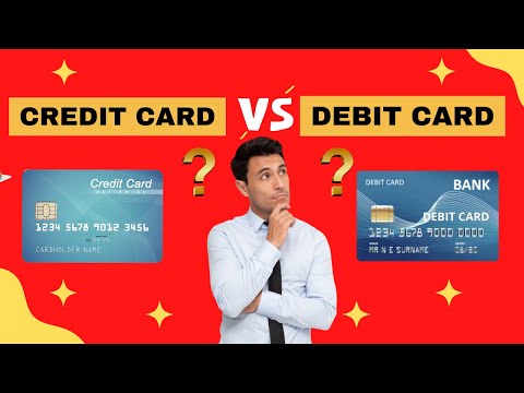 Credit vs. Debit Card. Which one is a better option? Key Differences, Advantages and Disadvantages.