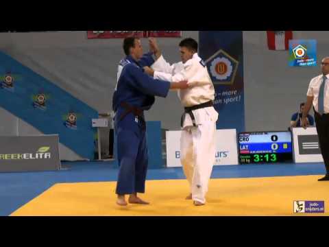 Judo 2014 European Championships Cadets: Raguz (CRO) - Akimenko (LAT) [-90kg]