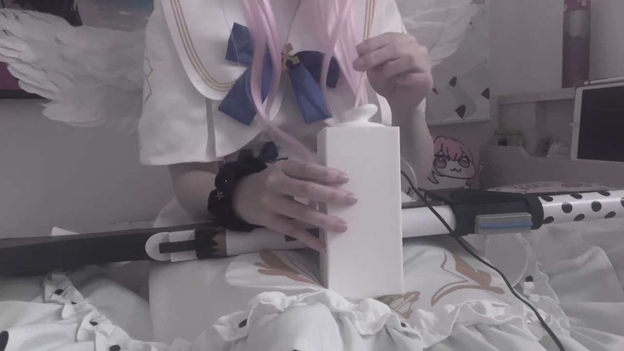 【実写ASMR】先生の為に耳かきしようと思って…⭐︎ 【コスプレ】 ブルアカ / 聖園ミカ