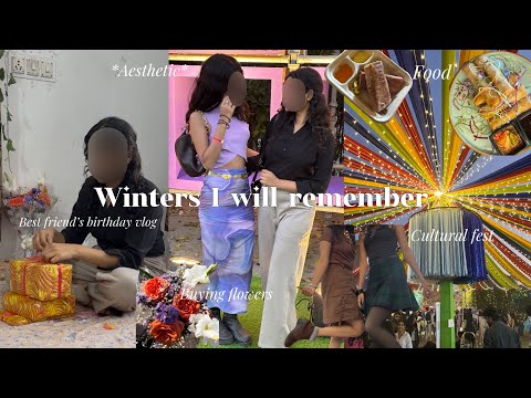 A cozy winter vlog 🧣❄️ | Romanticising winters | celebrating best friend’s birthday