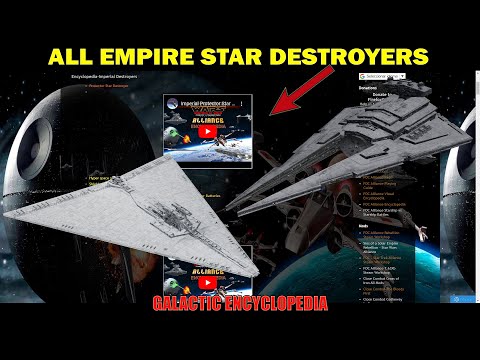 All STAR DESTROYERS of the Empire - Star Wars