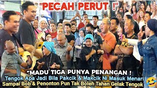 Download lagu 🔥PECAH PERUT Bila Bob Bawak Lagu Joget🔴Penonton Tk Kering Gusi Tengok Gelagat Pakcik & Makcik Menari mp3