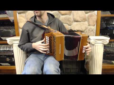 CASTSTUADCW - NEW Cherry Castagnari Studio Diatonic Button Accordion AD MM 21 8 $2199