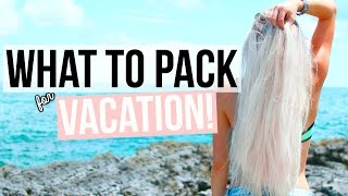 What To Pack for Vacation! Tips + Essentials! | Aspyn Ovard