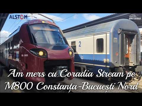 Am mers cu Coradia Stream pe M800 Constanța București Nord