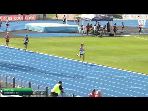 Boys Under 15 800m H2 - 2020 State Combined Events Championships // LAVicTV