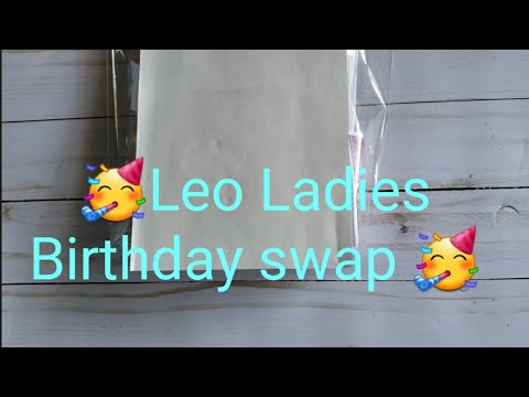 Leo Ladies Birthday Swap-what I received from Shanta