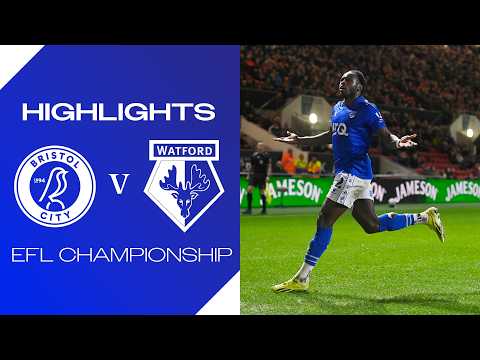 NGAKIA ROCKET 🚀 | Bristol City 1-2 Watford | Short Highlights