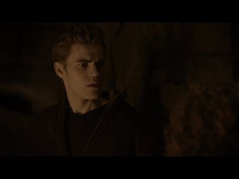 TVD 1x14 - Bonnie's grandma didn't remove the seal, Damon can't leave the tomb | Delena Scenes HD