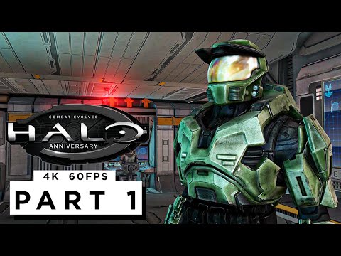 HALO: COMBAT EVOLVED Walkthrough Gameplay Part 1 - (4K 60FPS) - No Commentary