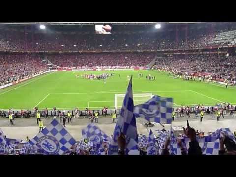 Chelsea fans in the Amsterdam Arena, Europa Cup Final, May 15th 2013