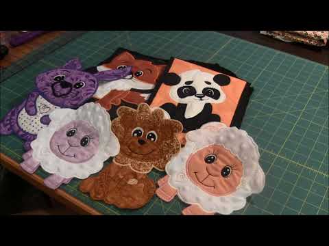 Make some Cute Animals with your Embroidery Machine