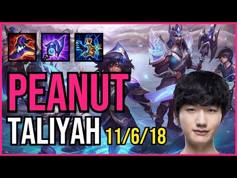 PEANUT - TALIYAH vs. GRAVES Jungle | KR GRANDMASTER | PATCH 10.25