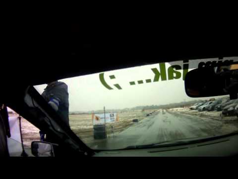 Paweł Ferdek/Mervin - Mitsubishi Lancer Evo VIII - WLTA 2012 I runda - przejazd 0. - 18.02.2012 r.