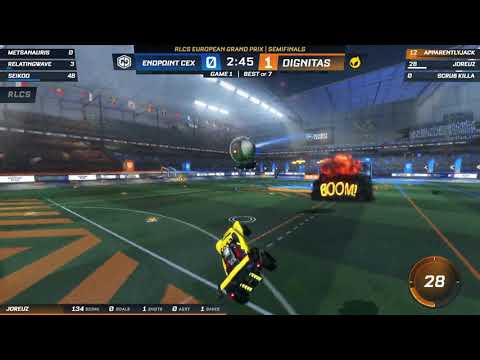 Seikoo scores a demo flip reset | RLCS 2021-2022 EU Regional 3 Quarter Finals