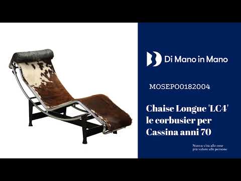 Chaise Longue 'LC4' Le Corbusier per Cassina Anni 70