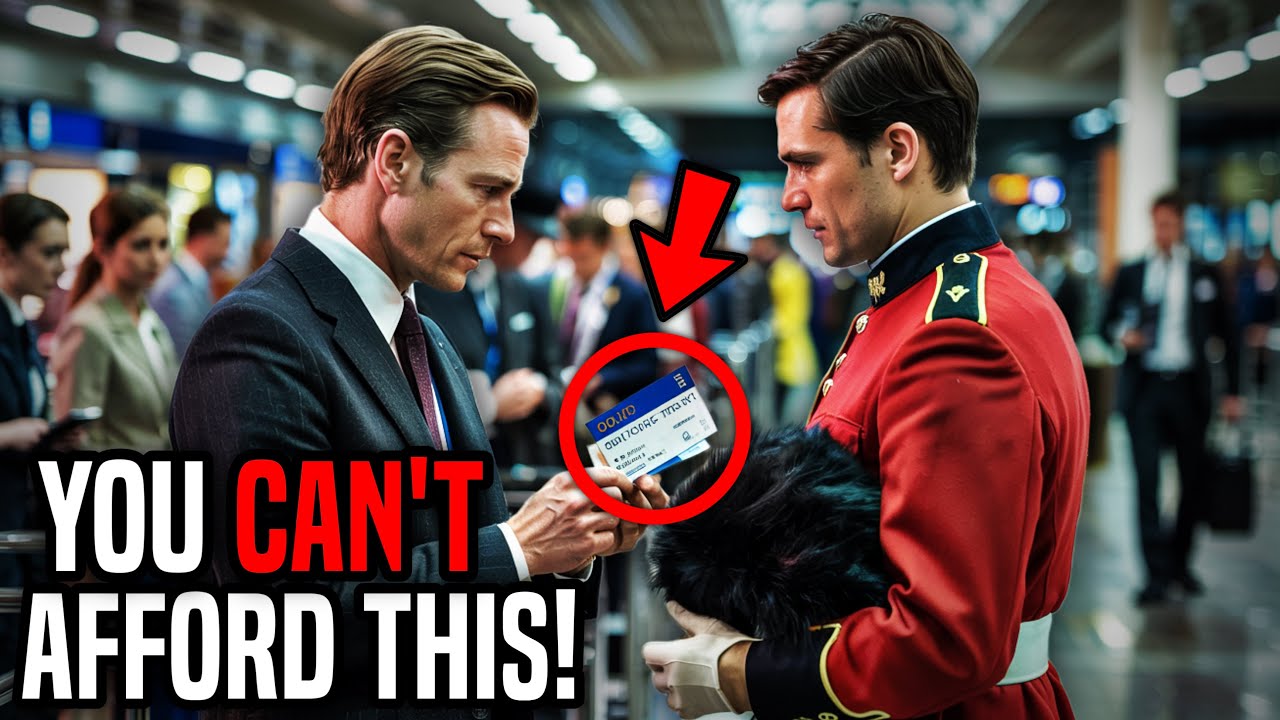 Royal Guard Denied Boarding First Class—Until He Made One Call That Shut Down the Entire Airline!