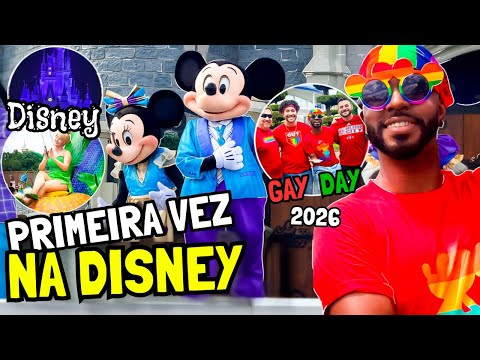 FUI AO GAY DAY NA DISNEY 2026... E PERDI TUDO!