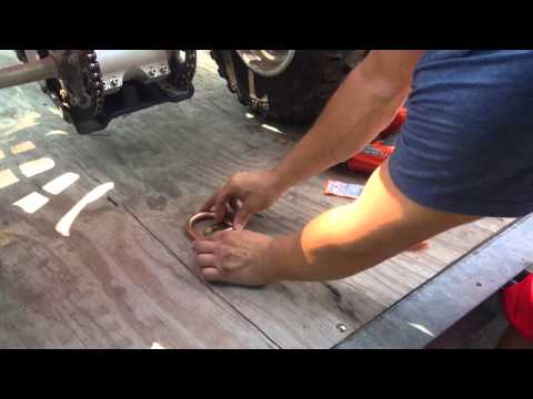 Harbor Freight Cargo D-Ring Anchor Install On ATV Trailer Haul Master