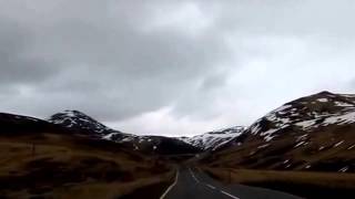 November Drive Through Glenshee Scottish Highlands