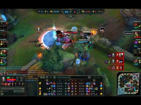 Tryndamere vs Pantheon commentary [D5]