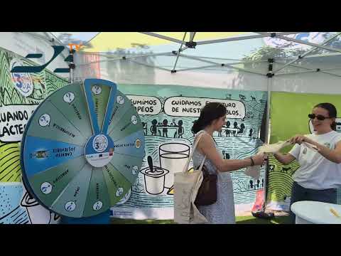 [VIDEO] El roadshow de los lácteos europeos recala en Pamplona con una parada en Lezkairu
