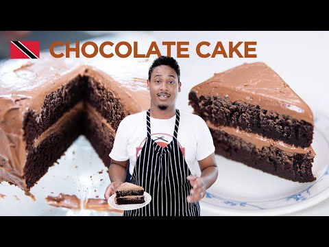 Sascha’s Scrumptious CHOCOLATE CAKE Recipe Made by Shaun 🇹🇹 Foodie Nation