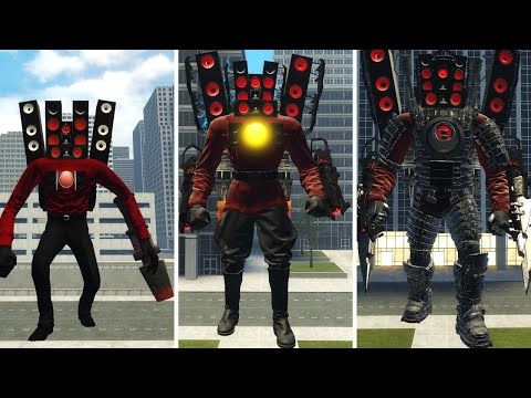 EVOLUTION OF NEW ARMORED TITAN SPEAKER MAN! - Skibidi Toilet In Garry's Mod