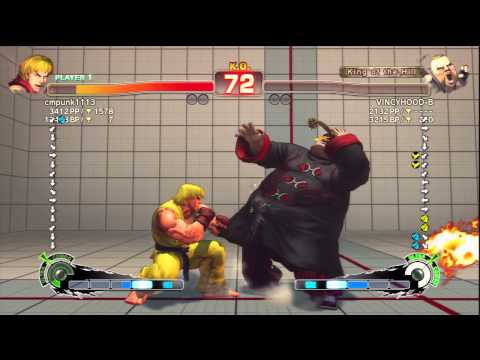 cmpunk1113 (Ken) Vs VINCYHOOD-B (Rufus) SSF4 AE Ranked Matches - PSN