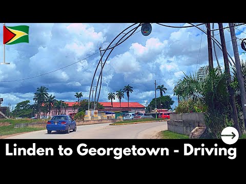 Driving from Georgetown to Linden to Georgetown