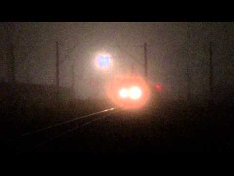 IR1834 Timisoara Nord - Iasi intra in Suceava cu 35' intarziere tras de 2 locomotive - 04.01.2014