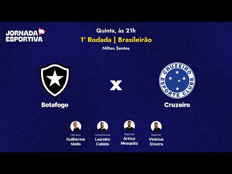 BOTAFOGO X CRUZEIRO - 1ª RODADA BRASILEIRÃO - AO VIVO - 29/01/2026