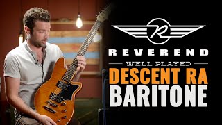 Video thumbnail for Reverend Descent RA Baritone Violin Brown Flame Maple | CME Gear Demo | Joel Bauman by Chicago Music Exchange
