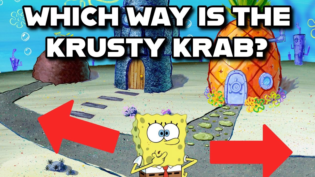 Which Way Does Spongebob Walk To Work?