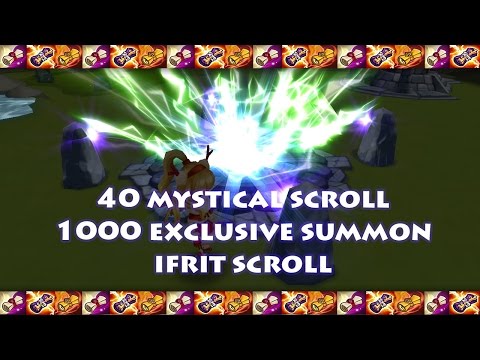 Summoners War - Open 40 MS, 1000 Exclusive Summon And Scroll Ifrit