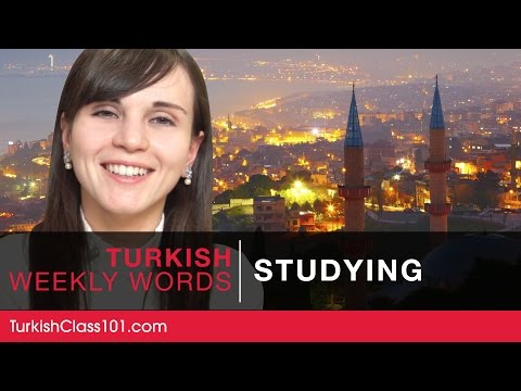 Turkish Weekly Words with Selin - Studying a Language