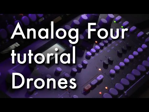 Elektron Analog 4 tutorial 3 - How to make a drone