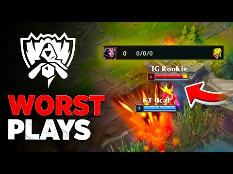 20 of the WORST Plays in WORLDS History!