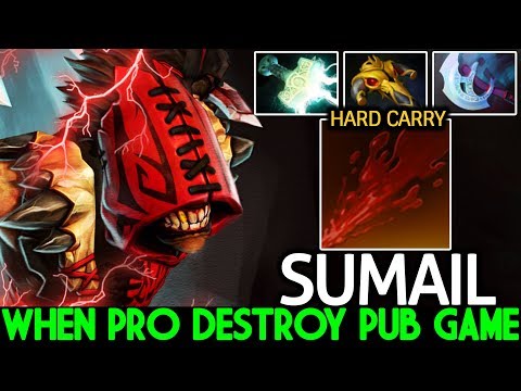 SUMAIL [Bloodseeker] When Pro Destroyed Pub Game Mjollnir Build 7.22 Dota 2