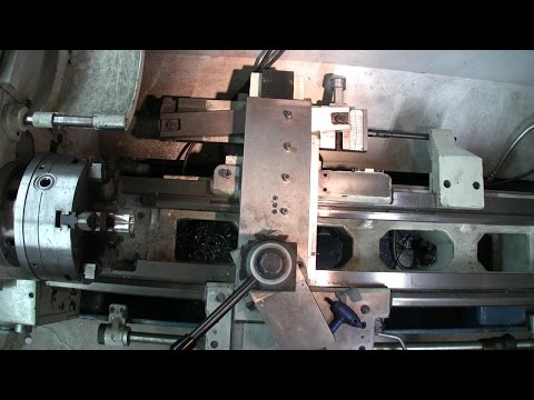 Taper attachment view on my lathe