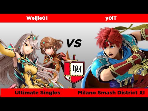 Milano Smash District XI - Weijie01 (Pyra/Mythra) vs y0lT (Roy) - Losers Final