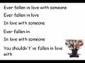 Ever Fallen in Love - Lyrics 
